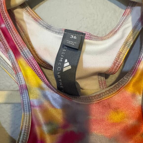 Adidas Stella McCartney Factory Sample IW6325 TruePurpose Shine Top Small - Picture 2 of 8